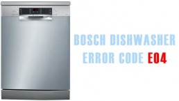 Bosch Dishwasher Error Code